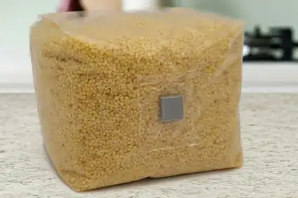 Mushroom Millet Substrate Sitting on a Table