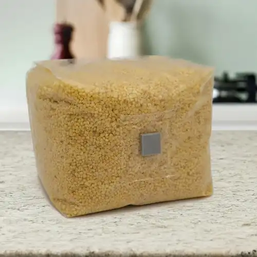 Mushroom Millet Substrate Sitting on a Table